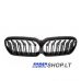 BMW G30 G31 LCI M5 LOOK juodos grotelės